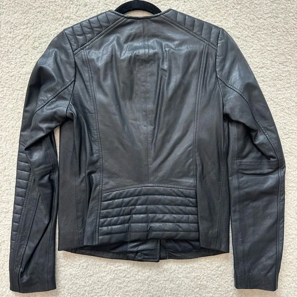 NWT - Vince Black Quilted Leather Jacket - Picture 3 of 10